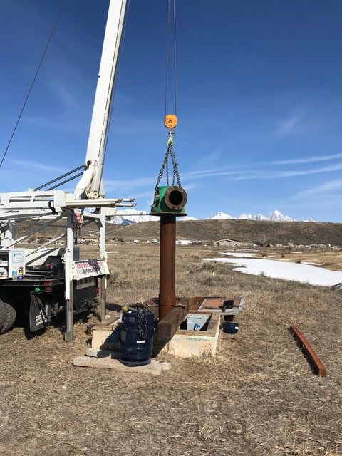 Pump Work At Fish Hatchery Jackson Hole Elk Refuge Area