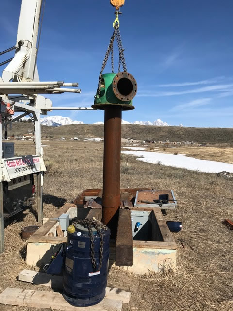 Pump Work At Fish Hatchery Jackson Hole Elk Refuge Area
